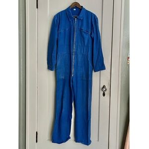 Vintage French Workwear Coveralls - L